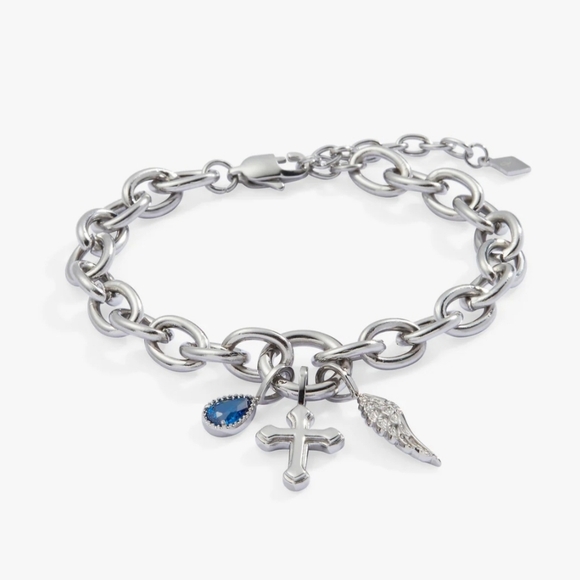 Alex and Ani Faith Trio Interchangeable Charm Bracelet - Picture 1 of 3